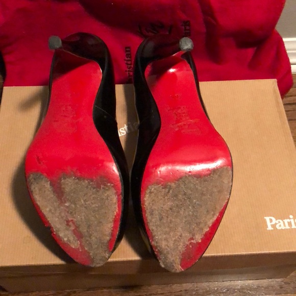 Christian Louboutin Very Prive red bottoms heels - Picture 2 of 8